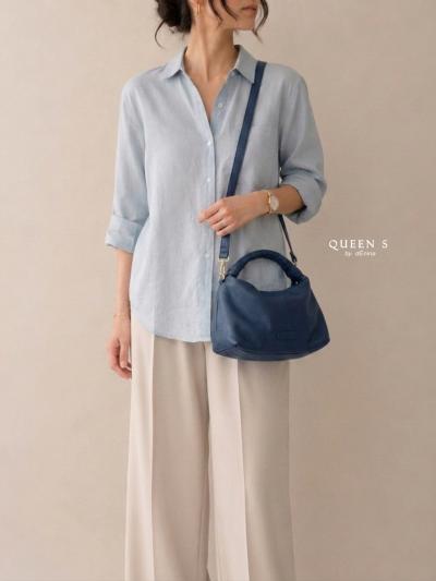 Queen  Small Navy Blue