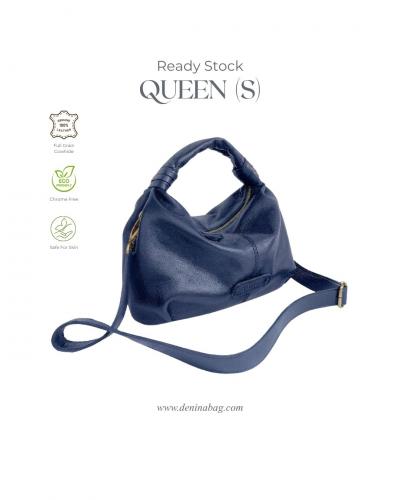 Queen  Small Navy Blue